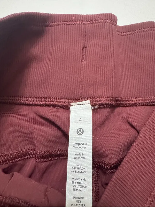 Lululemon Maroon Dance Studio Joggers - Image 7
