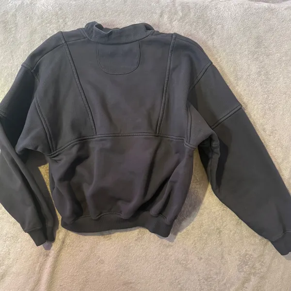 Joah Brown Retro Half Zip Pullover Sweatshirt Women's S/M Long Sleeve Cotton - Image 8