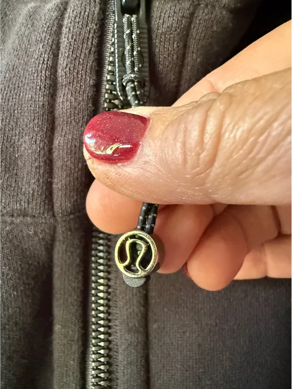 Lululemon Black Zip-Up Hoodie with Thumb Holes and Hood - Image 6