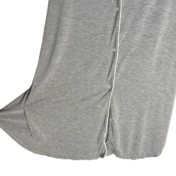 Recliner‎ Sleepshirt Nightgown Dress S Long Sleeve Button Down Pajamas - Image 3