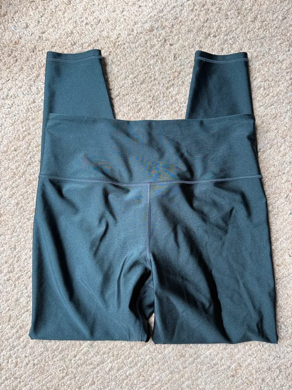 ATHLETA Elation Sheen Tight High-Waist Forest Green Active Leggings - Image 10