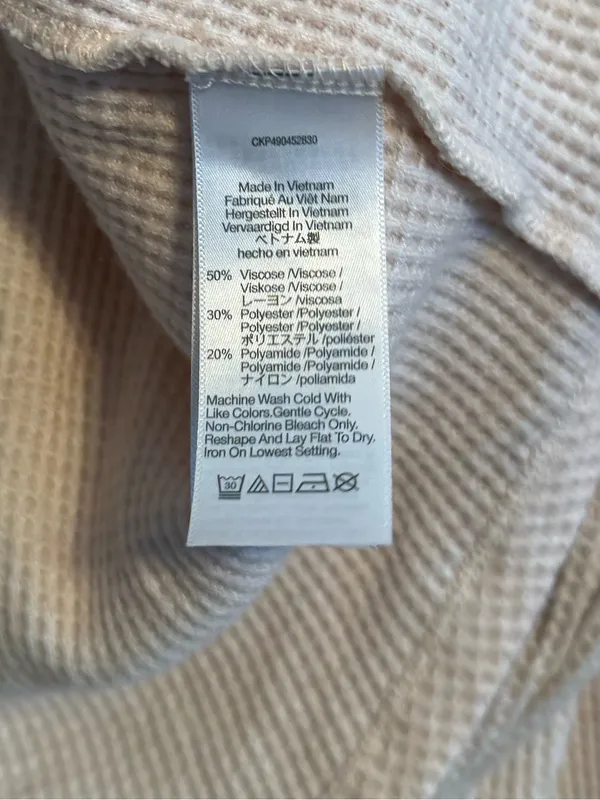 Madewell Waffle-Knit Long-Sleeve Crewneck Tee‎ - Image 4