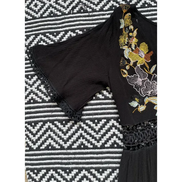 Lulu’s Puerto Vallarta Black Embroidered Maxi Dress - Image 14