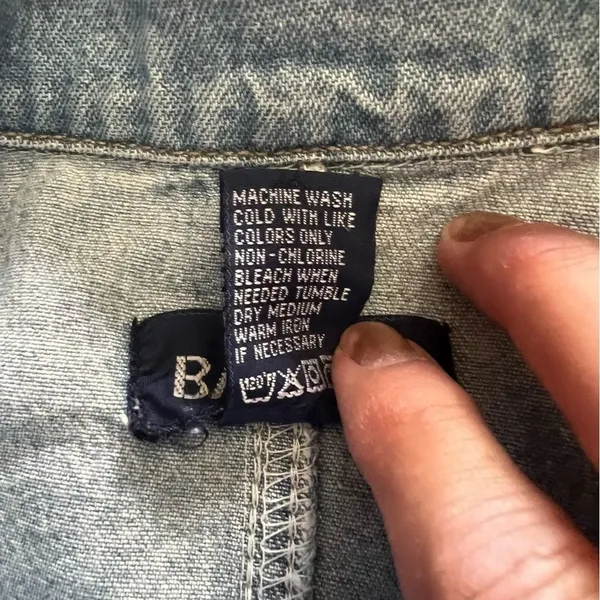 Baccini Denim Jacket in Washed Blue - Image 3