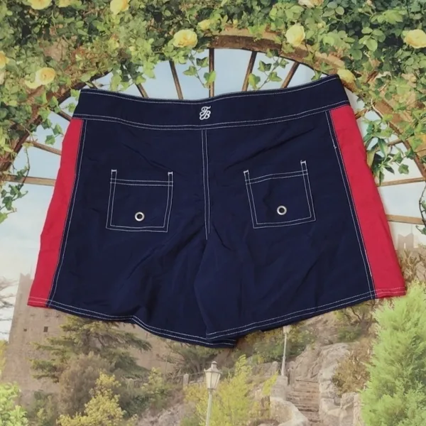 Tommy BAHAMA - blue red board shorts size medium - Image 3