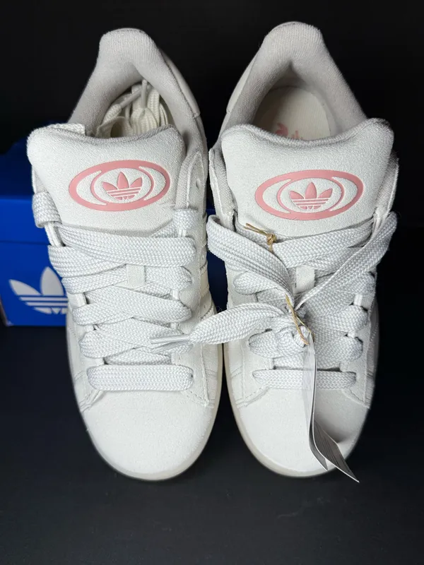 Adidas Campus Rare white on white size 7W - Image 3