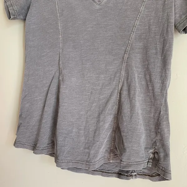 Pulp Top Blouse Shirt Women Size Small Brown Short Sleeve Boho Summer - Image 3