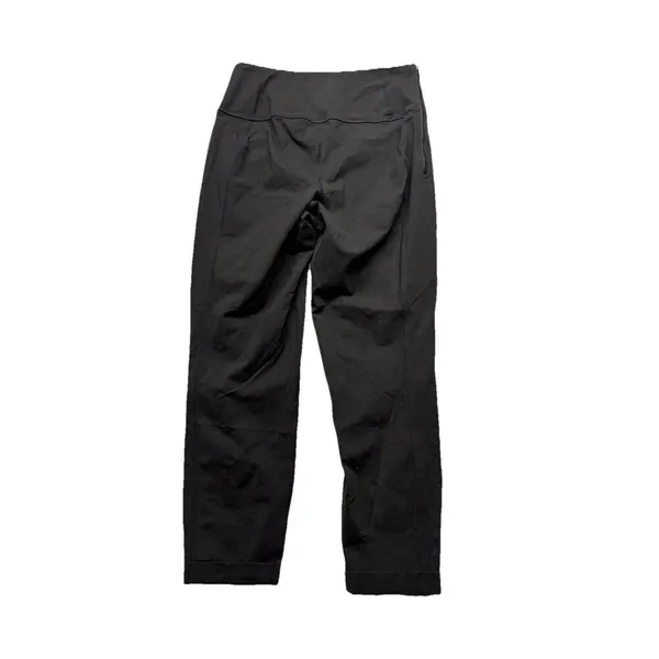 Lucy Women’s Black Leggings Side Zipper Size S 25” Inseam Cuffed Bottom Hem - Image 3