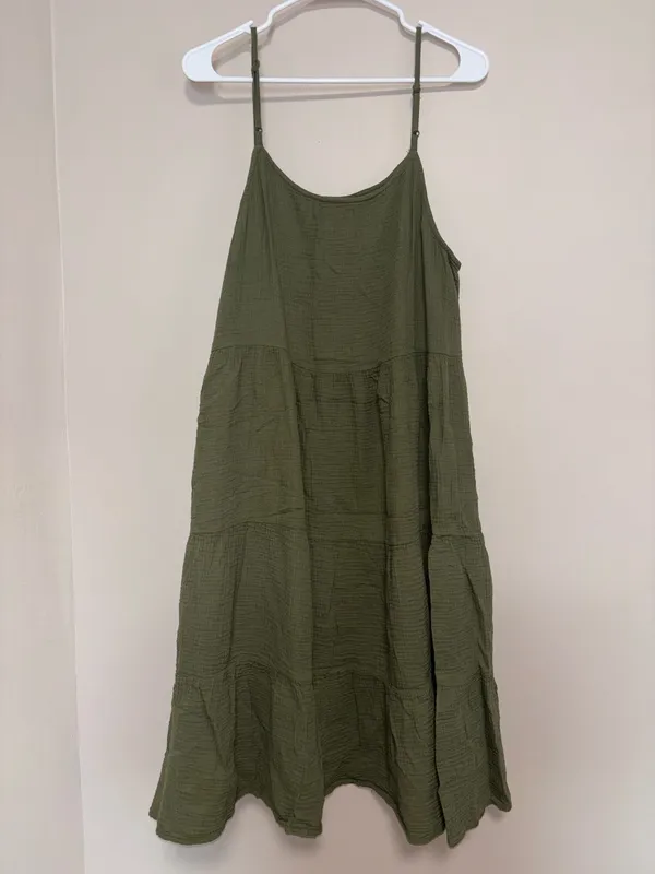 Green midi sun dress - Image 2