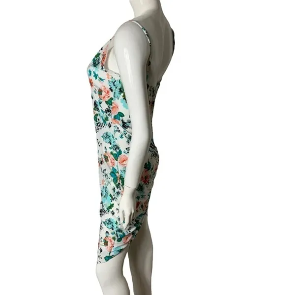 Auditions Floral slip dress bodycon spaghetti strap garden party marked M/L‎ - Image 5