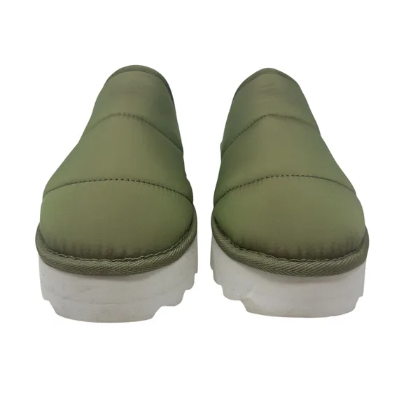 Anthropologie Maeve Puffy Platform‎ Slippers Green Size Large US 10 11 - Image 2
