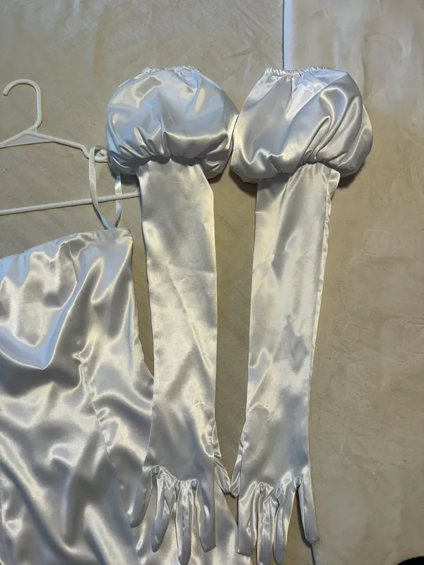 Revolve Eva Strapless Bridal Dress - Image 11