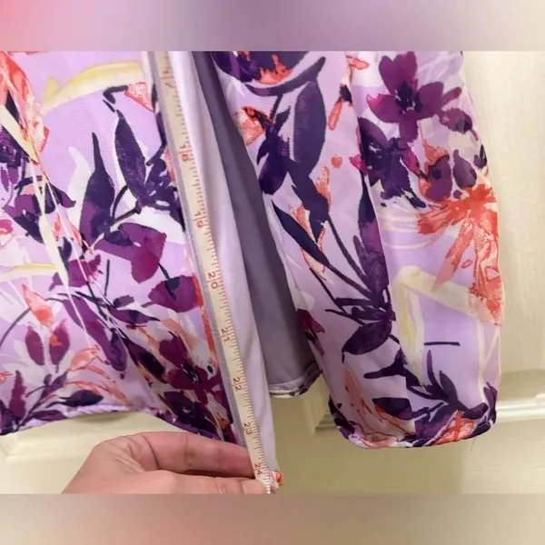 Lulus Sammi Lavender Floral Print Ruffled Surplice Maxi Dress Romantic NWT XS - Image 5