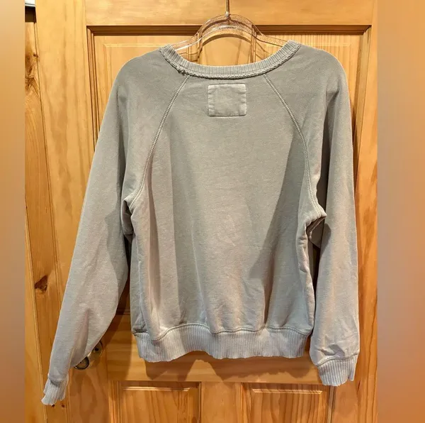 American Eagle Seriously Live in butterfly graphic Crewneck sweatshirt - Image 2