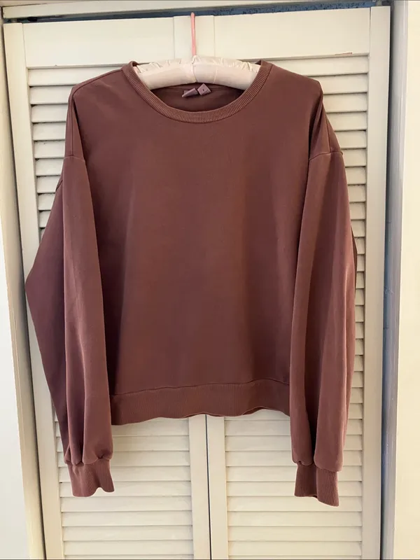 Tentree Dusty Rose Organic Cotton Crewneck Sweatshirt Size Small - Image 2