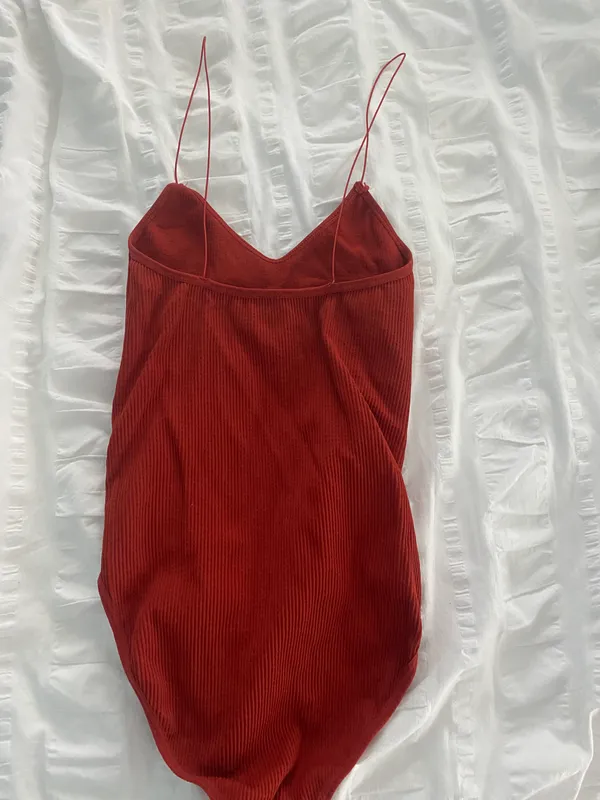 Out From Under (Urban Outfitters) Red Bodysuit - Image 2