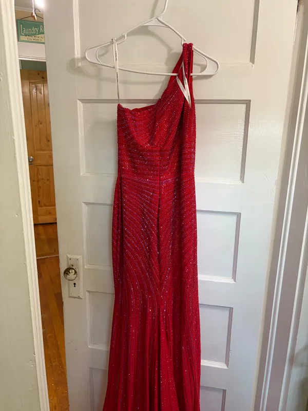 Sherri Hill Prom Dress Red - Image 5