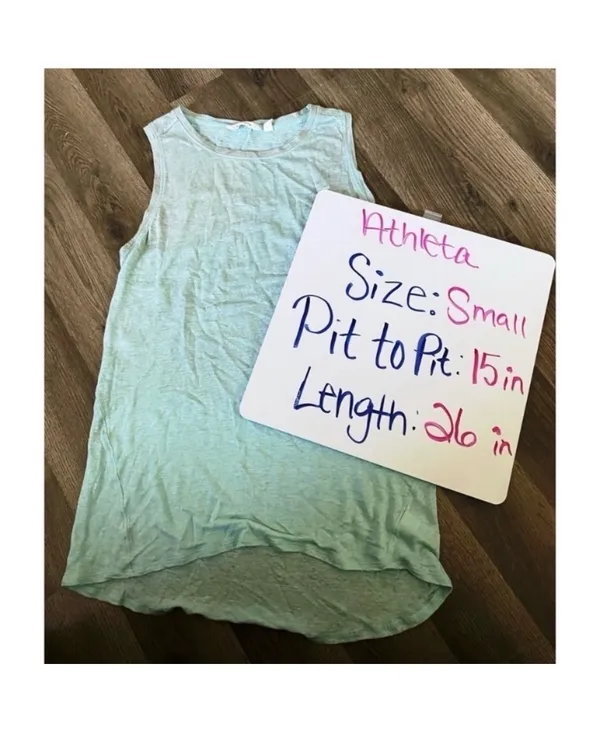 Athleta Blue Tank Top Small - Image 7