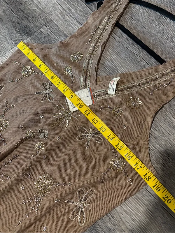 Free People NWT Women's Nightcap Embellished Slip - small - Image 8
