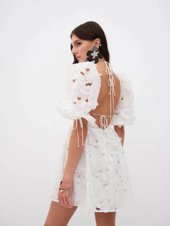 For Love & Lemons Leighton Mini Dress - Image 3