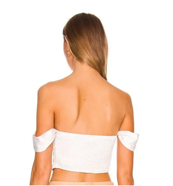 superdown Top White Crop - Image 2