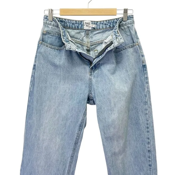 Princess Polly High Rise Straight Leg Stovepipe Jeans Light Wash Women’s Size 6 - Image 6