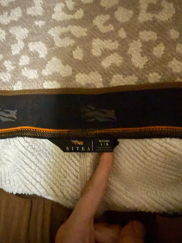 Men’s Sitka Sweatpants Brown Size L - Image 3