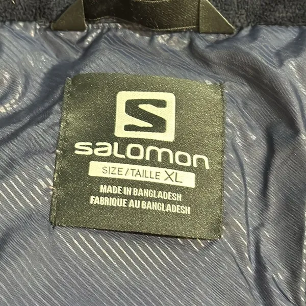 Salomon Stormcozy Puffer‎ Ski Snow Boarding with removable hood or fur trim L - Image 9