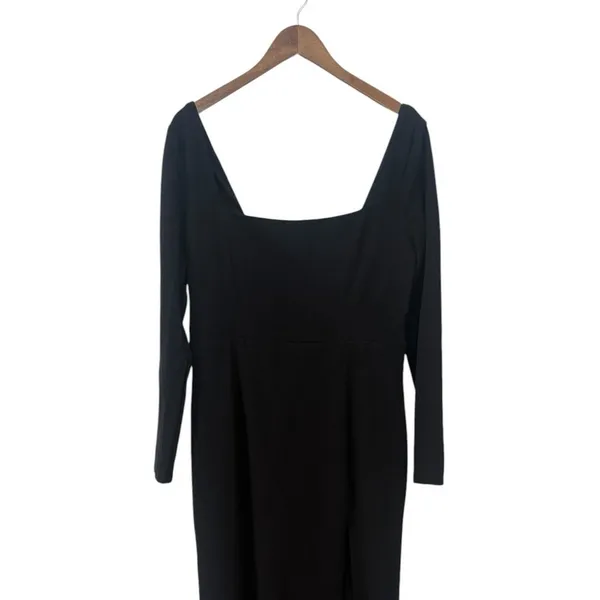 Lulus Regal Stunner Black Long Sleeve Corset Maxi Dress size XL NWT - Image 5