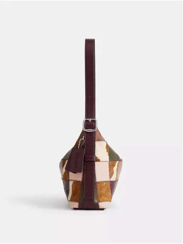 NEW Coachtopia Coach Alter/Ego Slouchy Shoulder Bag Merlot Olive CHE25 NWT - Image 5