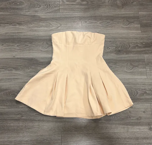 New Showpo Luvy Mini Dress Strapless Fit & Flare Dress Size Large MSRP $109 - Image 6
