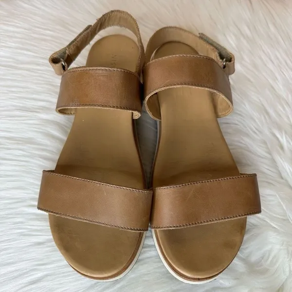 Nisolo Go-To Platform Sandals In Almond Size 9.5 - Image 11