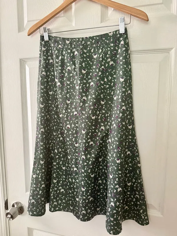 Allegra K Floral Midi Skirt - Image 8