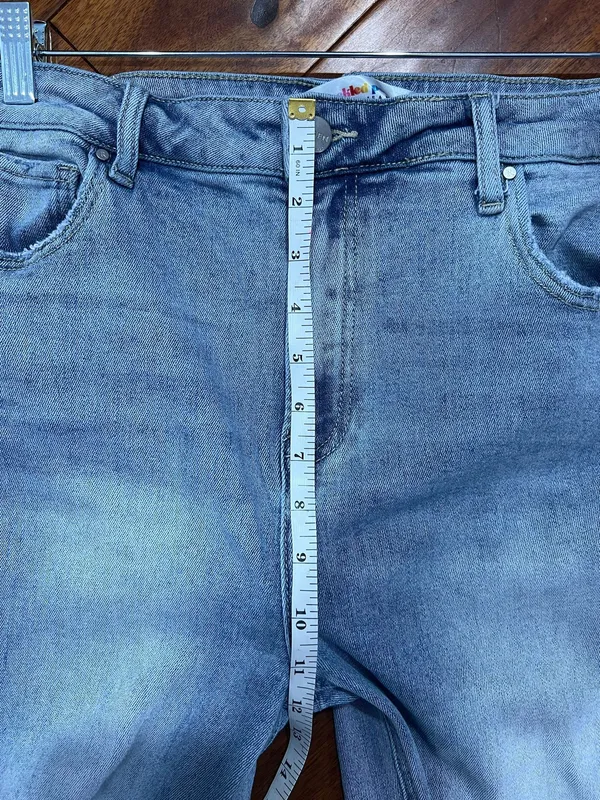 Risen High Rise Distressed Jeans - Image 8