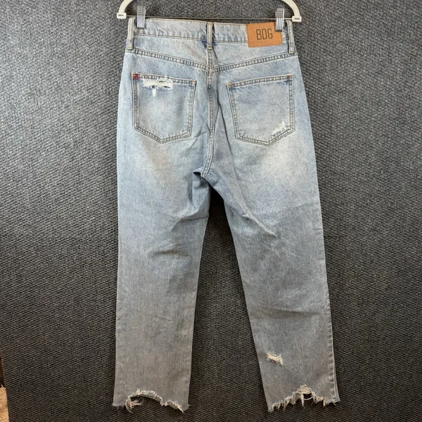 BDG Urban Outfitters Women's Cowboy Jean‎ Blue Size 29 Chewed Hem - Image 2