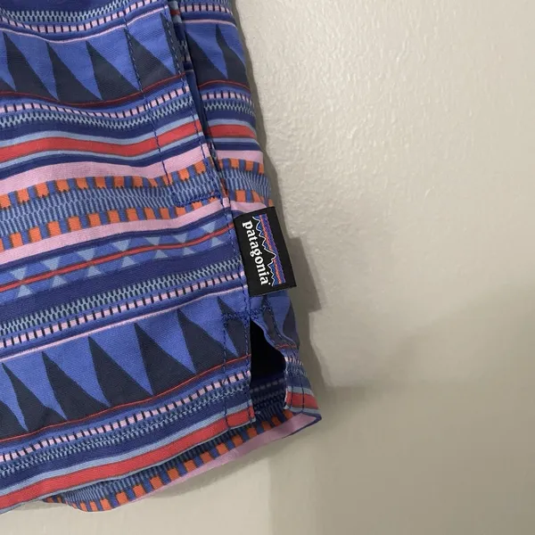 Patagonia Size S Women’s Barely Baggies Shorts 2” Inseam Print Purple - Image 2