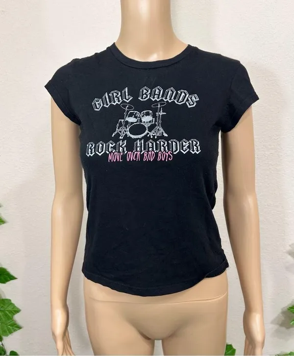 Aeropostale Vintage Y2K Girl Band Tee - Image 6