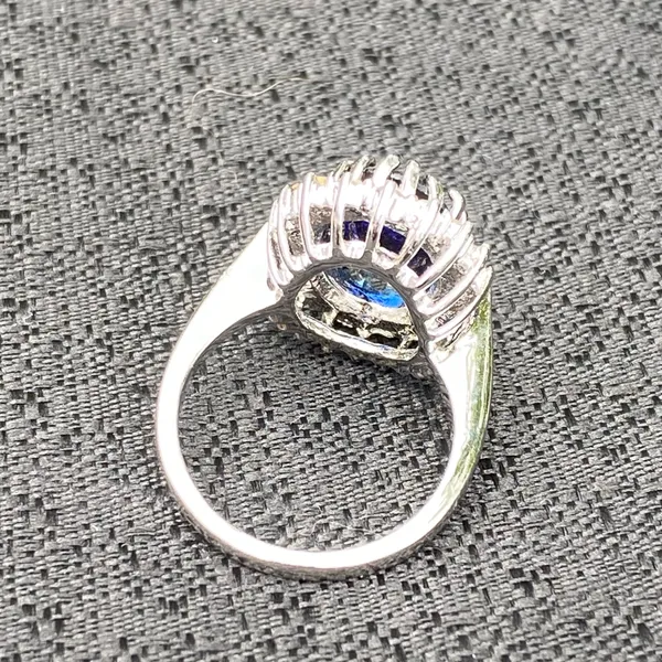 💎💙 NWT NIB New Directions Princess Diana Style Size 10 Sapphire Blue Style Cubic Zirconia Crystal Ring $20.00 💙💎 - Image 13