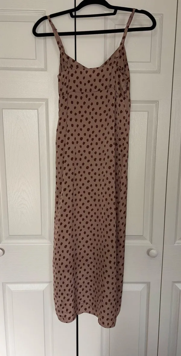 Brown Polka Dot Dress - Image 2