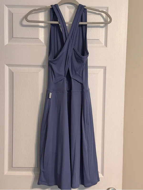 NWT Womens Columbia PFG Bluebell Tidal Athletic Activewear Cross Back Dress Med - Image 4