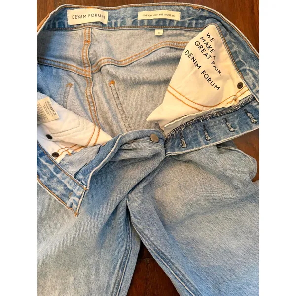 Denim Forum The Joni High Rise Loose Jeans - Image 3
