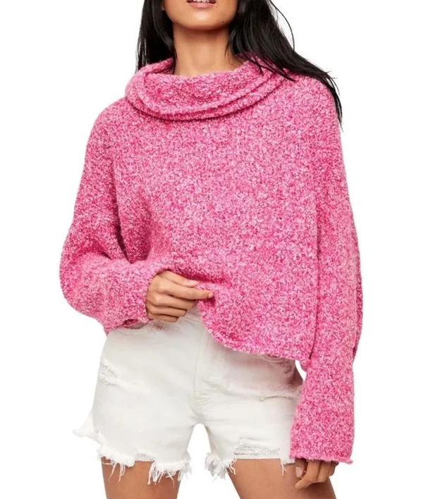 Free People Final Price ✨  Pink BFF Sweater - Image 2