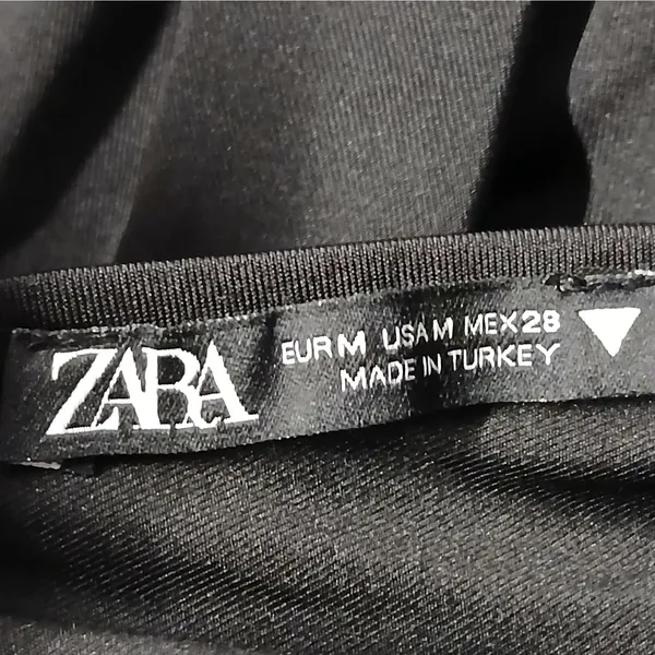 Zara Bodysuit Top Medium Black Fairy Balletcore Dark Romantic Whimsigoth Blouse - Image 8