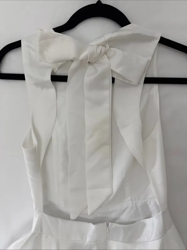 SHEIN White Sleeveless A-Line Party Dress‎ - Image 7