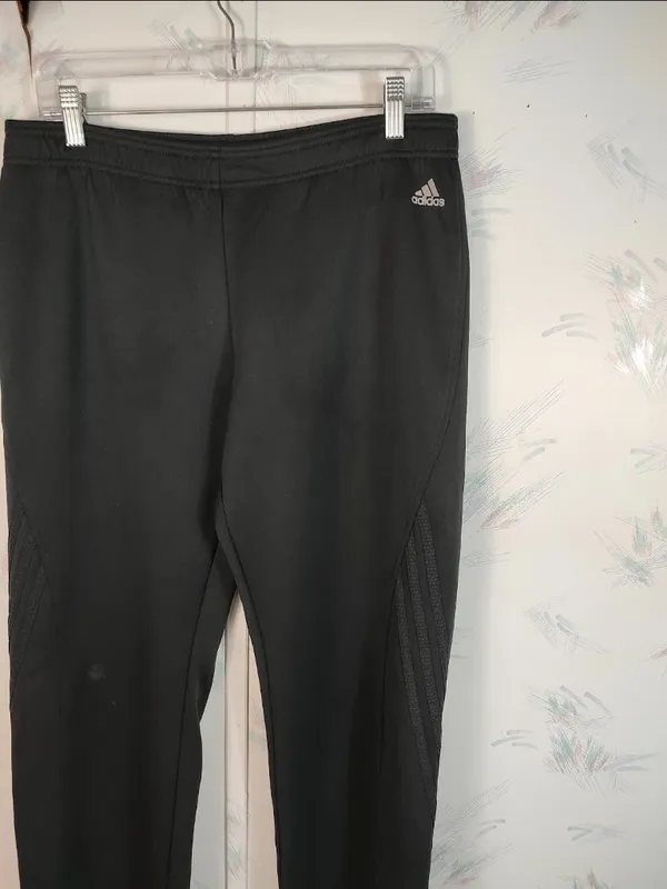 Adidas Black Athletic Pants L - Image 2