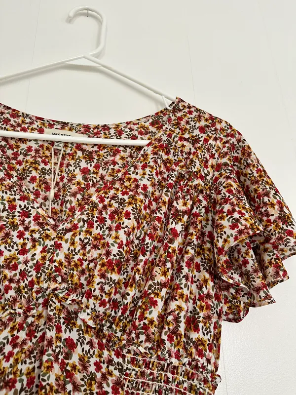 Max Studio Floral Midi Dress - Image 4