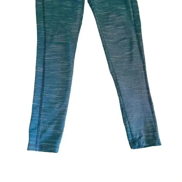 Jockey Women’s Spandex Green Heather Capri Leggings Running Pants SZ M #1153 - Image 2