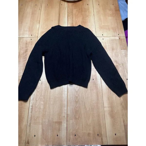 NO BOUNDARIES Womens Black‎ Ribbed Knit Crew Neck Sweater XXXL - Image 4