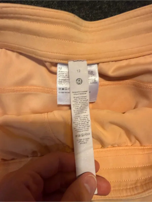 Lululemon Softstream High Rise Short 4” Peach - Image 8