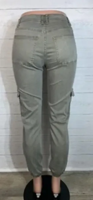 Wonderly sage green cargo jogger pants size 27 womens - Image 4